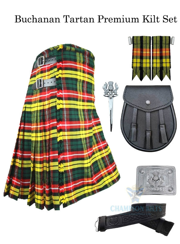 Buchanan Tartan Premium Kilt Set