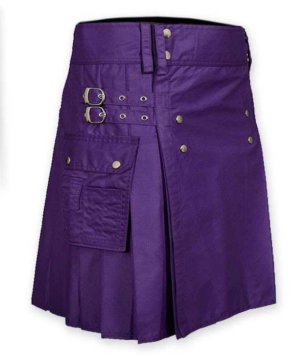 Purple Utility Kilt