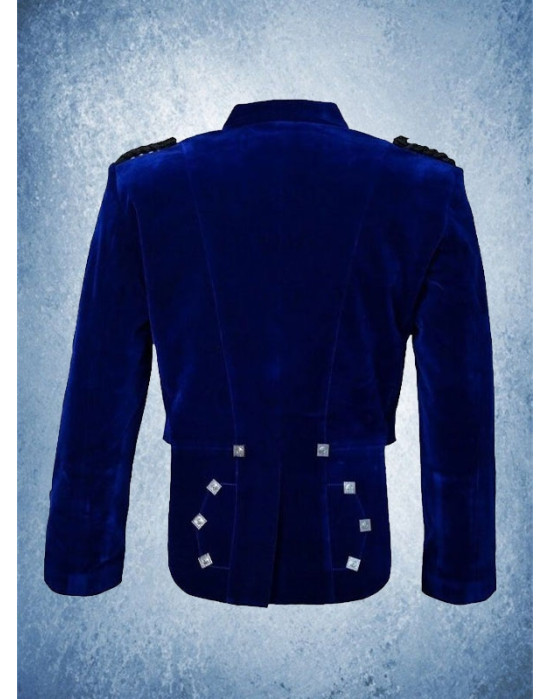  Blue Velvet Prince Charlie Jacket