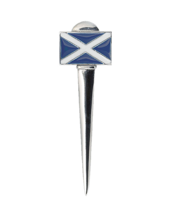 Saltire Flag Kilt Pin