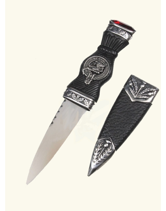 Scottish Clan Crest Sgian Dubh Knife