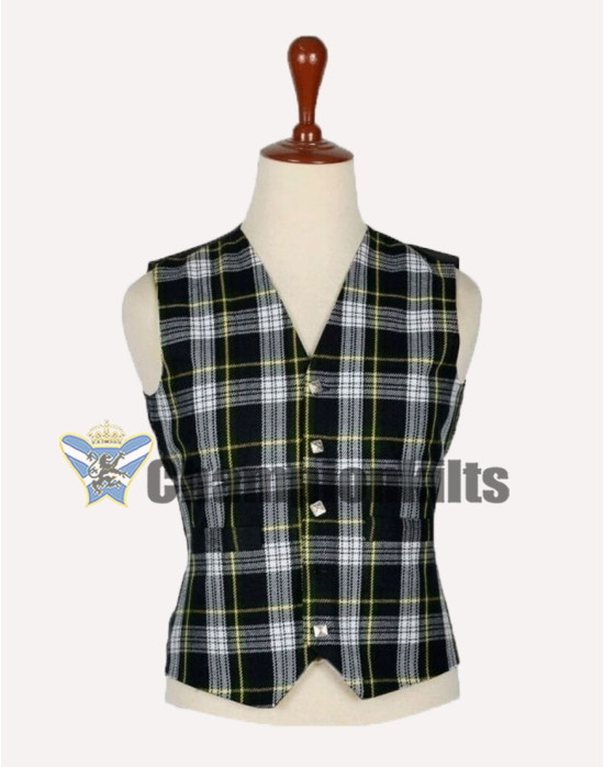 Scottish Dress Gordon Tartan Vest Coat
