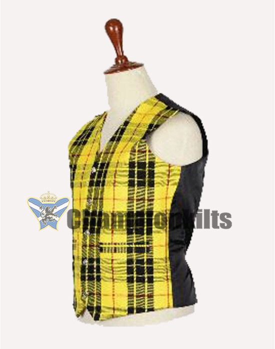 Scottish Macloed Of Lewis Tartan Vest Coat