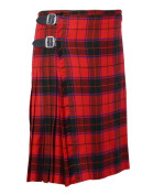 8 Yard Traditional Scottish Rose Tartan Kilt with Accessories - Kilt Package