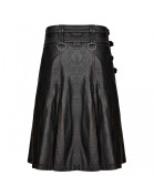 New Custom Made Gothic Style Leather Kilt