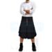 Black Fashion Gothic Utility Kilt For Men
