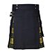 Black Macleod Of Lewis Hybrid Kilt