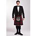 Black Prince Charlie Jacket Formal Kilt Outfit