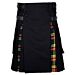 Buchanan Tartan Black Hybrid Kilt