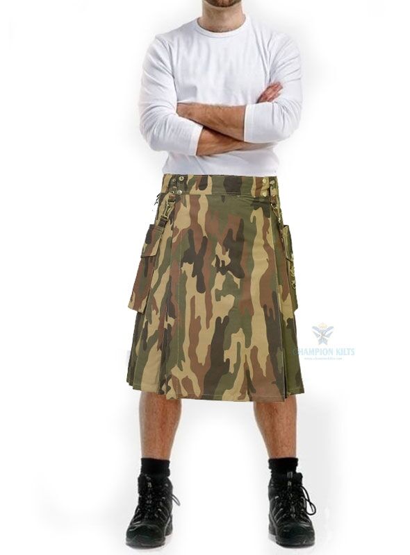 Ripsto Tactical Military Camo Kilt