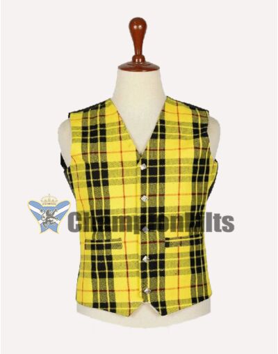 Scottish Macloed Of Lewis Tartan Vest Coat